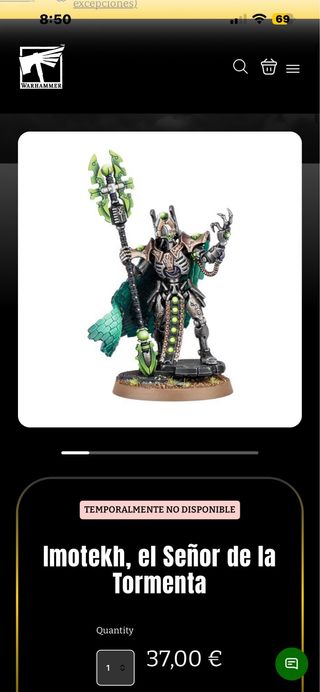 Imotekh Necron Warhammer 40k