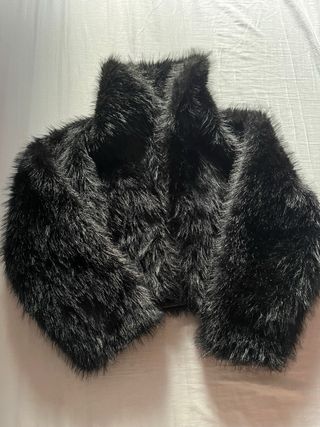 Chaqueta pelo negra talla M