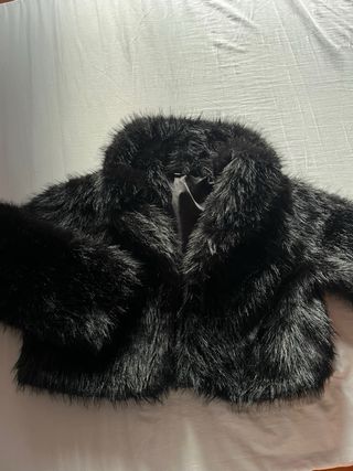 Chaqueta pelo negra talla M