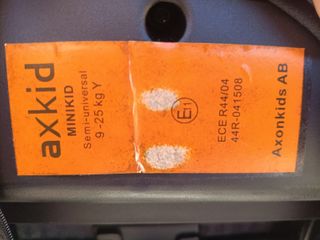 Silla coche contramarcha Axkid Minikid