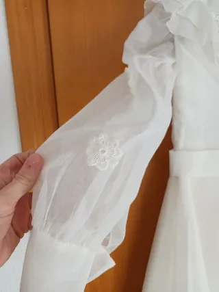 Vestido Comunión Vintage Blanco