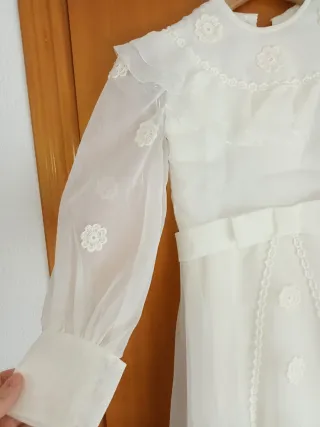 Vestido Comunión Vintage Blanco