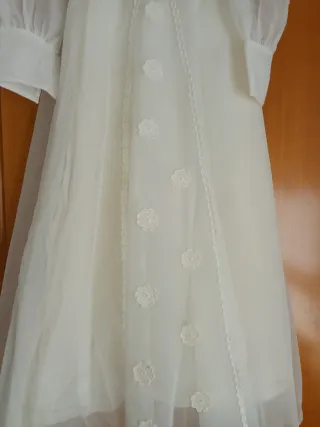 Vestido Comunión Vintage Blanco