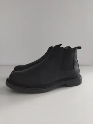 Stivaletti Chelsea Uomo Jack & Jones Pelle Nera