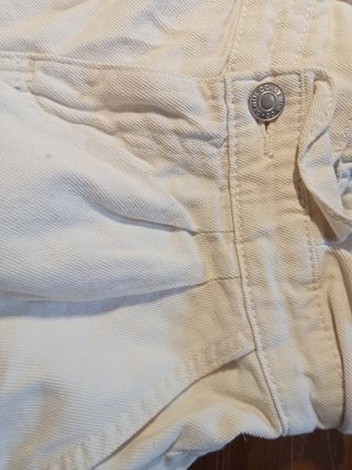 Pantalones cortos beige 8-9 años