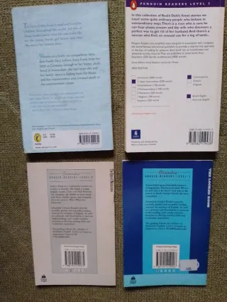 Pack 14 libros en inglés.