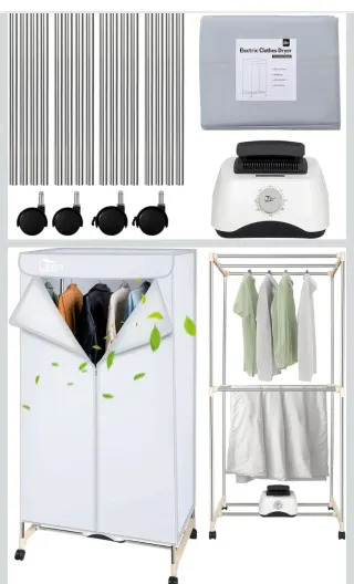 Secadora Ropa Eléctrica Portátil Uten 1500W