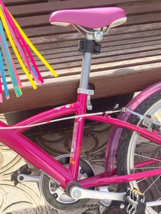 Bicicleta infantil fucsia
