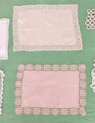 6 Tappeti Decorativi Bianchi