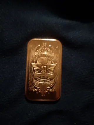 Lingote de Cobre .999 Fine 1 AVDP OZ