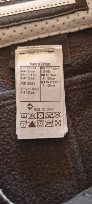 Pantalones de esquí unisex 10-11 años.