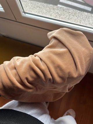 Vestido terciopelo drapeado talla M