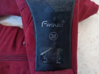 Botas Burdeos Antelina Fagua T38