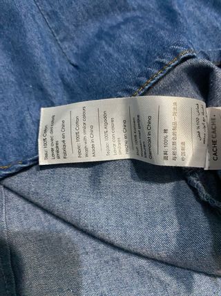Blusa vaquera Cache Cache talla M