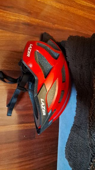 Casco Lazer Talla L (54-61cm) Rojo