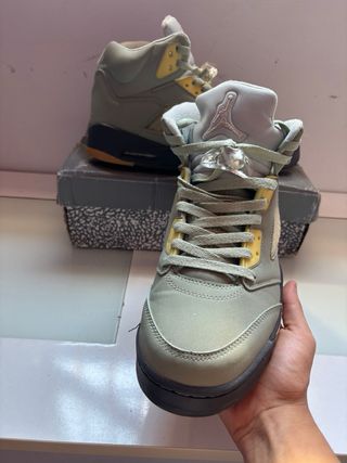 Jordan 5 Verde y Amarillo