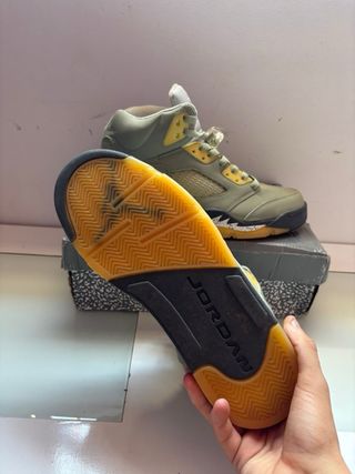 Jordan 5 Verde y Amarillo