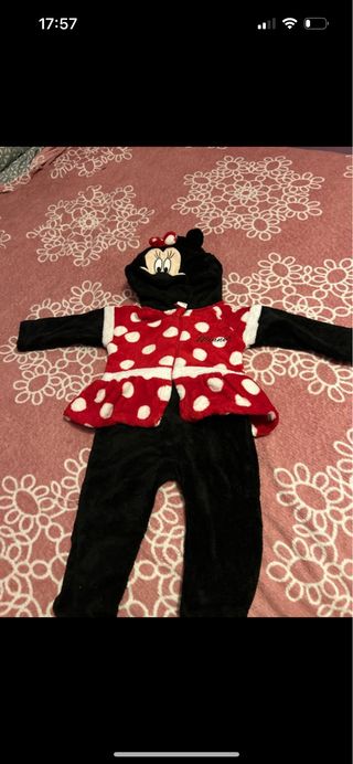 Pijama disfraz Minnie Mouse 6-9 meses (74cm)