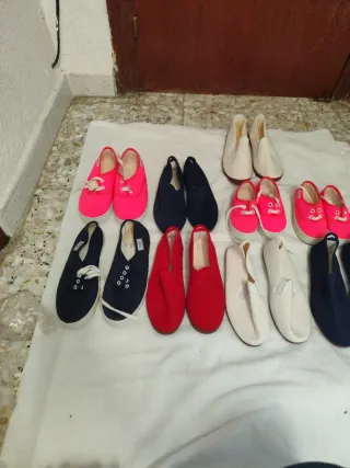 Lote Zapatos Tela y Alpargatas Infantiles Liquidac