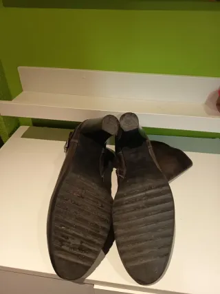 Botines marrones con tacón