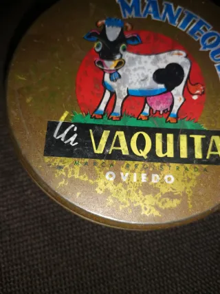 Lata antigua Mantequilla La Vaquita