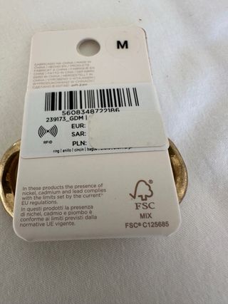 Anillos dorados Parfois