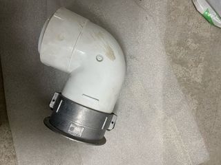 Codo conexión caldera gas