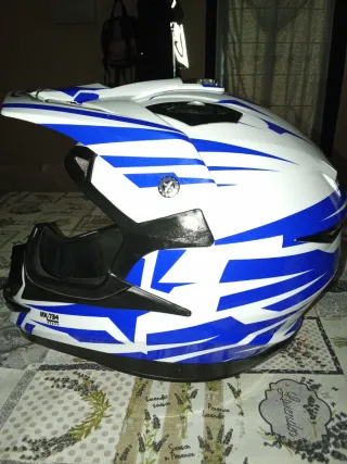 Casco Moto Cross Shiro, Bravo Mx 734.