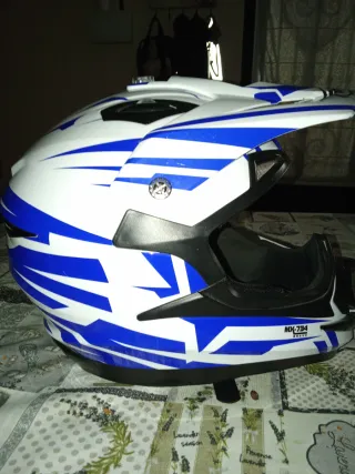 Casco Moto Cross Shiro, Bravo Mx 734.