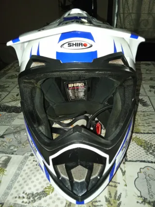 Casco Moto Cross Shiro, Bravo Mx 734.