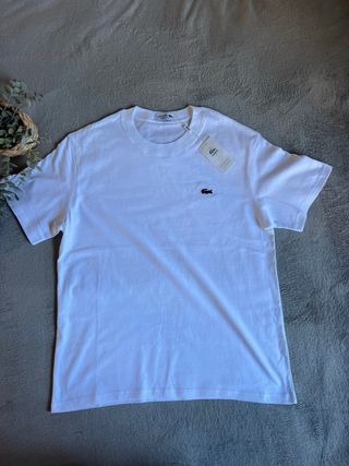 Camiseta Lacoste Blanca Talla M