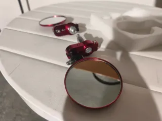 Espejos Retrovisores Moto Rojos