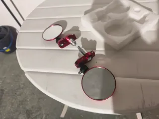 Espejos Retrovisores Moto Rojos