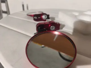 Espejos Retrovisores Moto Rojos