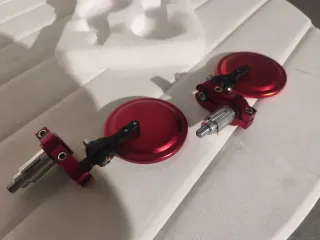 Espejos Retrovisores Moto Rojos