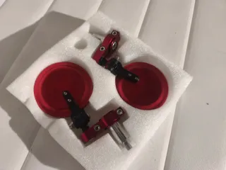 Espejos Retrovisores Moto Rojos