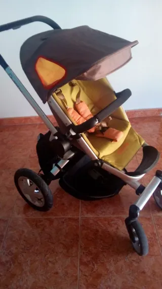 Lote bebé: cuna, silleta y capazo