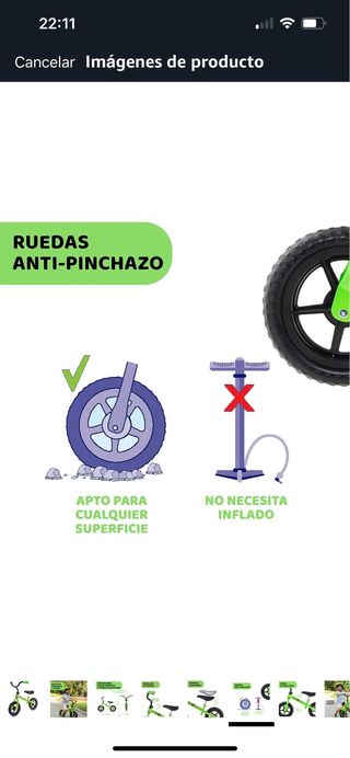 Bici sin pedales de la marca Chico
