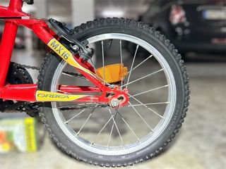 Bicicleta infantil Orbea 16 roja