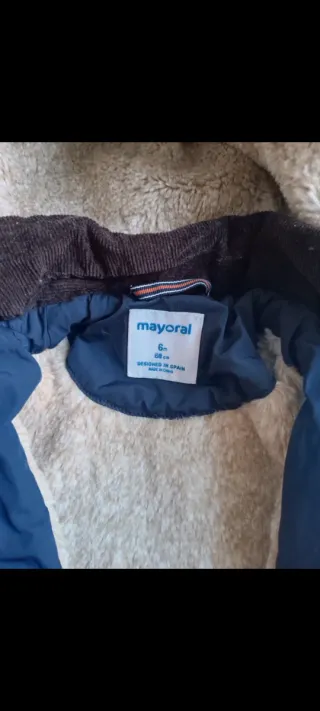 Giubbotto Mayoral 6 mesi imbottitura leggera