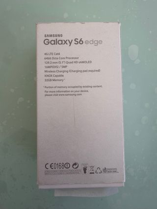 Samsung Galaxy S6 Edge 32GB Azul Negro + Pack
