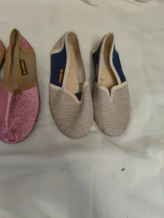 Alpargatas infantiles liquidación