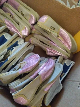 Alpargatas infantiles liquidación