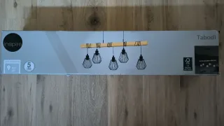 Lámpara de techo Tabodi con 5 puntos de luz