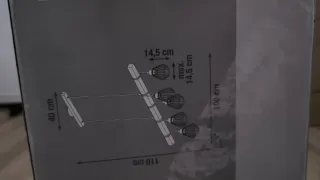 Lámpara de techo Tabodi con 5 puntos de luz