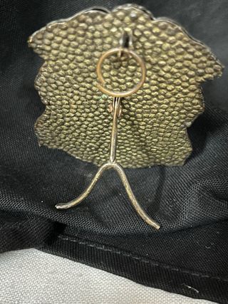 2 Iconos Religiosos Metálicos Años 50