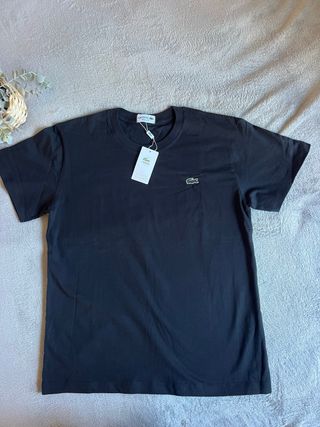 Camiseta Lacoste Negra Talla M