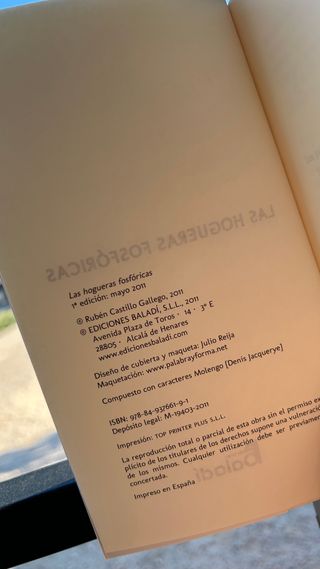 Las hogueras fosfóricas