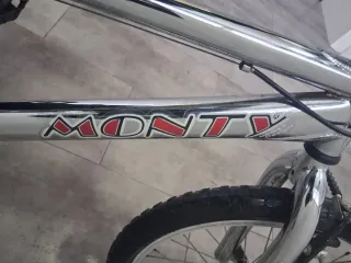 Bicicleta BMX Monty 149 Plata