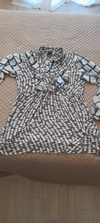 Blusa Coconuda fantasia geometrica XL